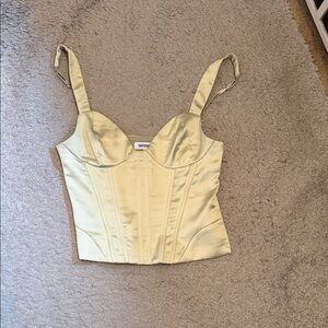 Chic Cream Camisole Corset Top